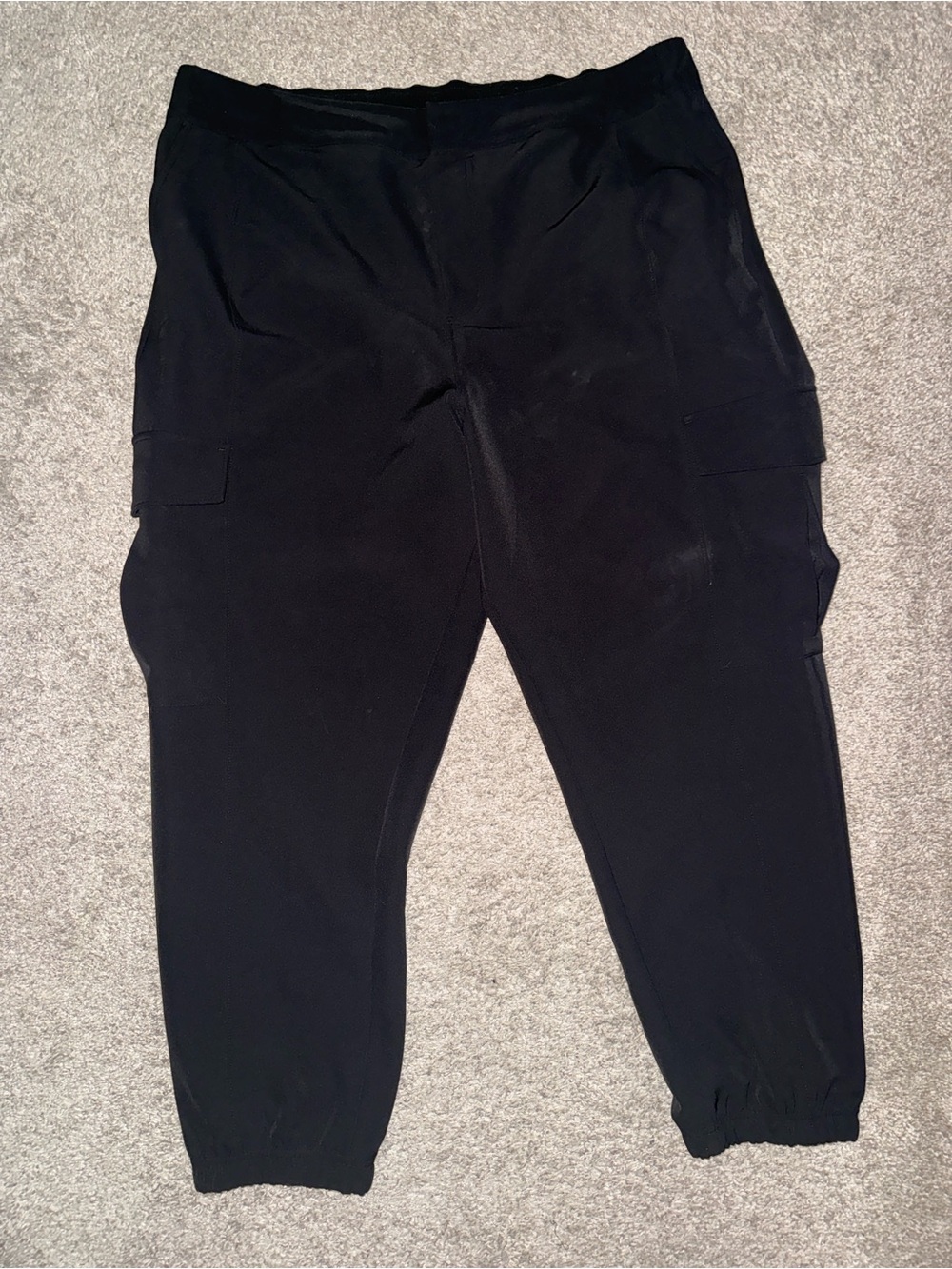 CALIA by Carrie Underwood Black Cargo Jogger Pants